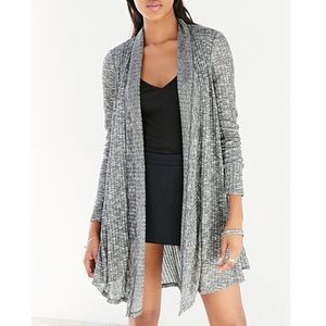 Silence + Noise Dani Cardigan Gray Medium